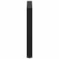 Preview: Esstischbeine U-Form 2 Stk. Schwarz 80x(72-73) cm Stahl
