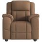 Preview: Massagesessel Braun Stoff