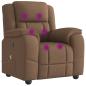 Preview: Massagesessel Braun Stoff