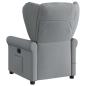 Preview: Massagesessel Hellgrau Stoff