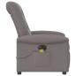 Preview: Massagesessel Elektrisch Taupe Stoff