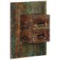 Preview: Nachttisch Mehrfarbig 60x32x80 cm Altholz Massiv