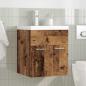 Preview: Waschbeckenunterschrank mit Einbaubecken und Wasserhahn