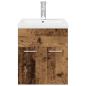 Preview: Waschbeckenunterschrank mit Einbaubecken und Wasserhahn