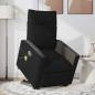 Preview: Massagesessel mit Aufstehhilfe Schwarz Stoff