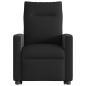 Preview: Massagesessel mit Aufstehhilfe Schwarz Stoff