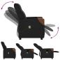 Preview: Massagesessel Schwarz Stoff