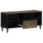 Preview: TV-Schrank 100x33x46 cm Massivholz Mango