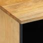 Preview: Nachttisch Braun 40x33x46 cm Massivholz Mango
