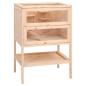 Preview: ARDEBO.de - Hamsterkäfig 55 x 40 x 80 cm Massivholz Tanne