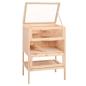 Preview: Hamsterkäfig 55 x 40 x 80 cm Massivholz Tanne