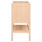 Preview: Hamsterkäfig 55 x 40 x 80 cm Massivholz Tanne