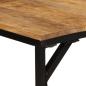 Preview: Esstisch 140x70x75 cm Raues Massivholz Mango