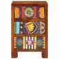 Preview: Nachttisch 40x40x60 cm Massivholz Akazie