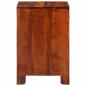 Preview: Nachttisch 40x40x60 cm Massivholz Akazie