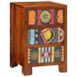 Preview: Nachttisch 40x40x60 cm Massivholz Akazie
