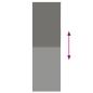 Preview: Verdunkelungsrollo Grau 65x230 cm Stoffbreite 60,7 cm Polyester