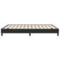 Preview: Boxspringbett ohne Matratze Schwarz 140x210 cm Samt