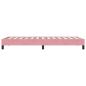 Preview: Boxspringbett ohne Matratze Rosa 90x210 cm Samt