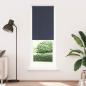 Preview: Verdunkelungsrollo Marineblau 85x210cm Stoffbreite 80,7 cm