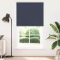 Preview: Verdunkelungsrollo Marineblau 140x210 cm Stoffbreite 136,6 cm