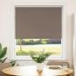 Preview: ARDEBO.de - Verdunkelungsrollo Kaffeebraun 90x175cm Stoffbreite 85,7 cm
