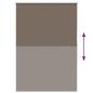 Preview: Verdunkelungsrollo Kaffeebraun 90x175cm Stoffbreite 85,7 cm