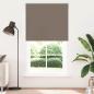 Preview: ARDEBO.de - Verdunkelungsrollo Kaffeebraun 135x230 cm Stoffbreite 131,6 cm