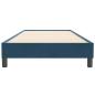 Preview: Boxspringbett ohne Matratze Dunkelblau 100x220 cm Samt