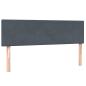 Preview: Boxspringbett mit Matratze Dunkelgrau 160x210 cm Samt