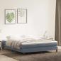 Preview: ARDEBO.de - Boxspringbett ohne Matratze Dunkelgrau 180x220 cm Samt