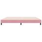 Preview: Boxspringbett ohne Matratze Rosa 180x220 cm Samt