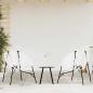 Preview: ARDEBO.de - Gartenstuhl-Set 3-tlg. Schwarz und Wei? Poly Rattan