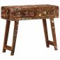 Preview: ARDEBO.de - Konsolentisch 90x32x75 cm Altholz Massivholz
