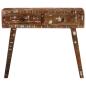 Preview: Konsolentisch 90x32x75 cm Altholz Massivholz