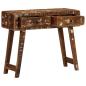 Preview: Konsolentisch 90x32x75 cm Altholz Massivholz