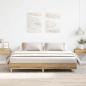 Preview: ARDEBO.de - Bettgestell ohne Matratze Artisan-Eiche 160x200cm Holzwerkstoff