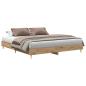 Preview: Bettgestell ohne Matratze Artisan-Eiche 160x200cm Holzwerkstoff