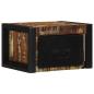 Preview: Nachttische 2 Stk. Mehrfarbig 40x35x25 cm Altholz Massivholz