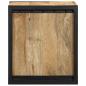 Preview: Nachttisch 40x35x40 cm Raues Mango-Massivholz