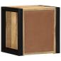 Preview: Nachttisch 40x35x40 cm Raues Mango-Massivholz