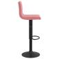 Preview: Barhocker 2 Stk. Rosa Samt