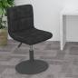 Preview: ARDEBO.de - Barhocker Drehbar Schwarz Samt