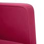 Preview: Zweisitzer-Sofa Weinrot 111 cm Samt