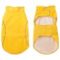 Preview: Hunde Regenmantel mit Reflexstreifen Polyester Gelb L