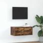 Preview: ARDEBO.de - TV-Schrank Räuchereiche 60x31x25,5 cm Holzwerkstoff