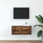 Preview: TV-Schrank Räuchereiche 60x31x25,5 cm Holzwerkstoff