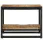Preview: Couchtisch 50x50x38 cm Raues Massivholz Mango