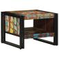 Preview: ARDEBO.de - Couchtisch Mehrfarbig 50x50x38 cm Altholz Massivholz