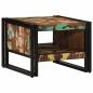 Preview: Couchtisch Mehrfarbig 50x50x38 cm Altholz Massivholz